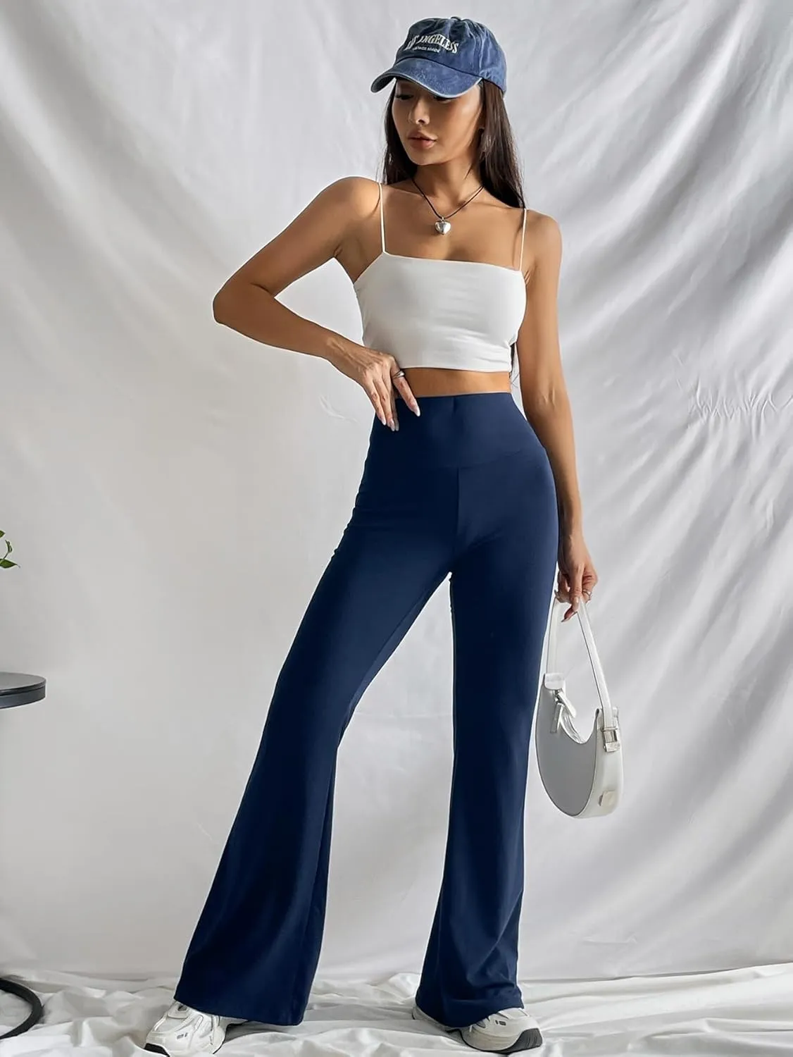 SOLY HUX Women's Flare Leggings High Waisted Sweatpants Bell Bottoms Bootcut Yoga Pants