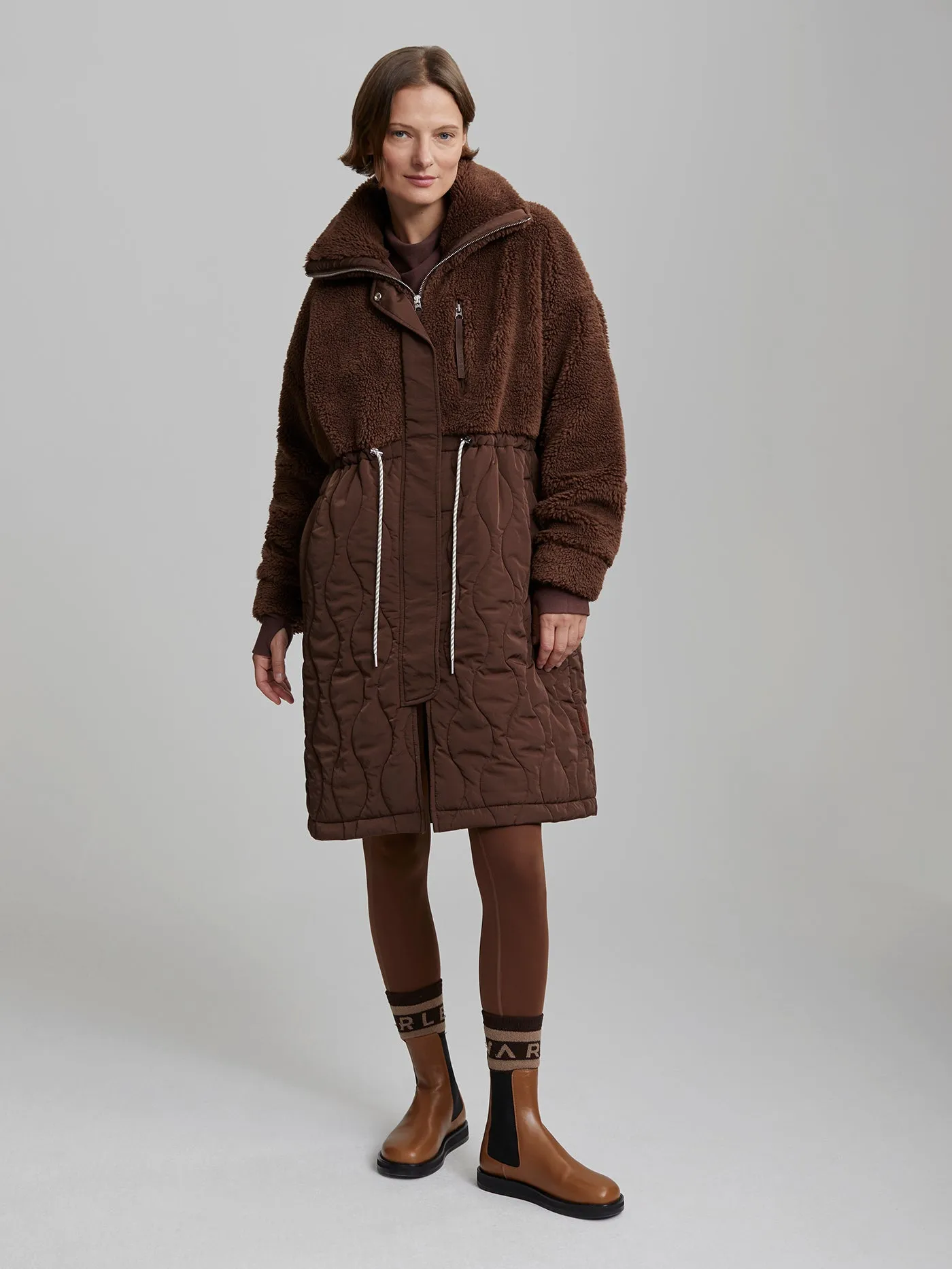 Walsh Quilt Sherpa Coat