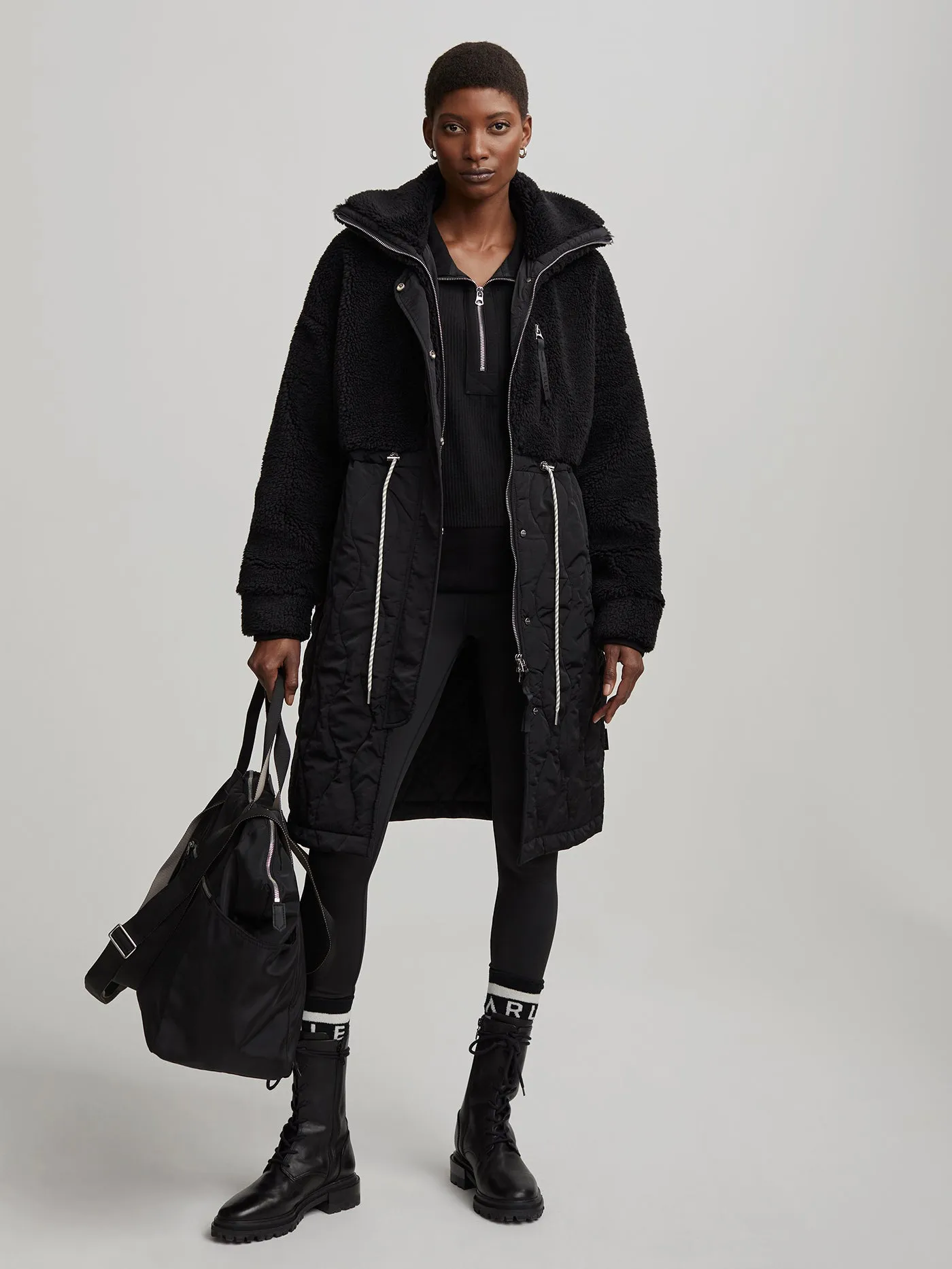 Walsh Quilt Sherpa Coat