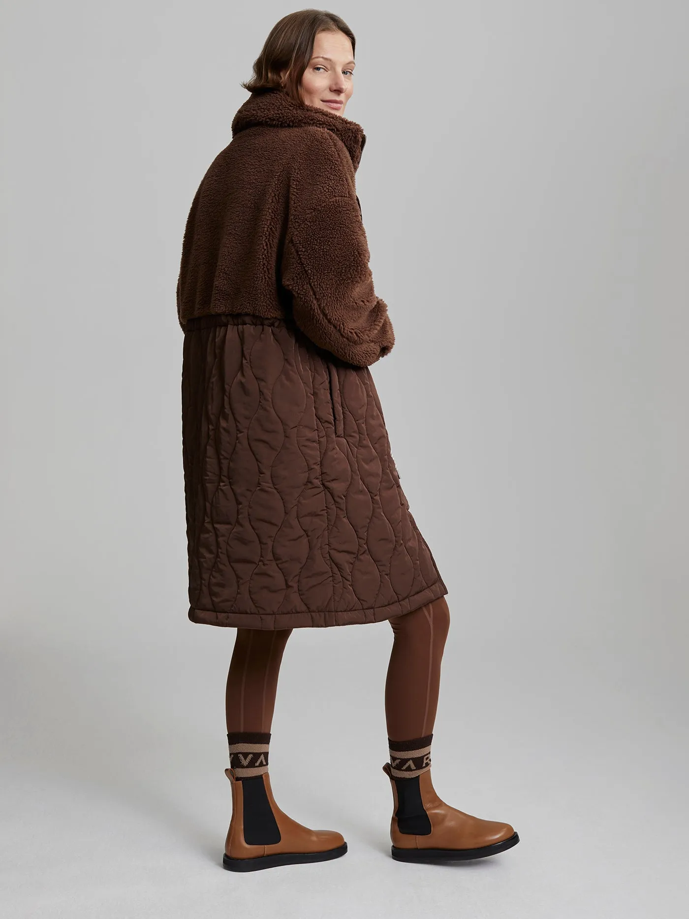 Walsh Quilt Sherpa Coat