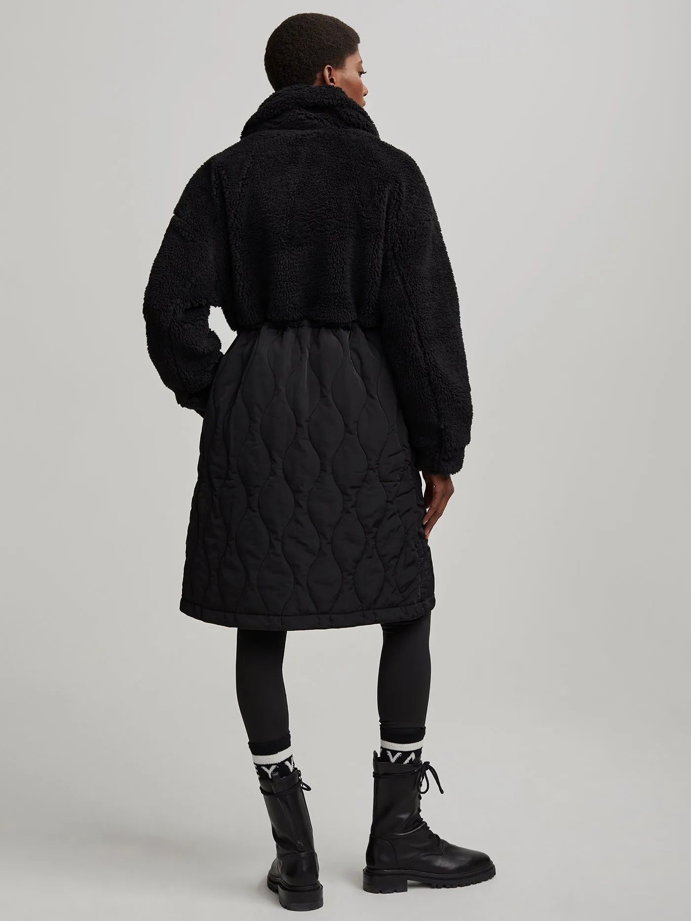 Walsh Quilt Sherpa Coat