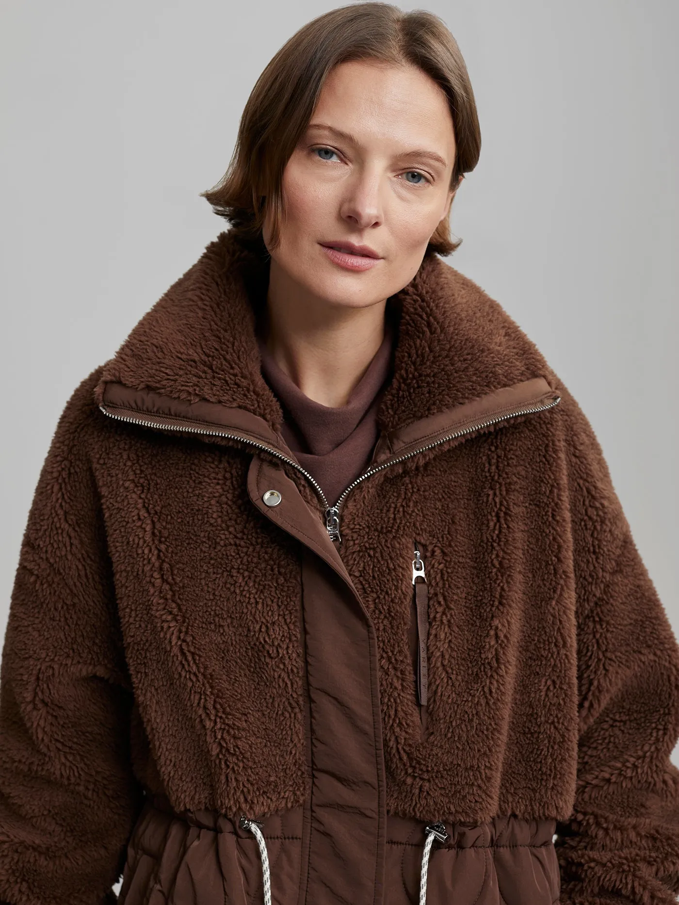 Walsh Quilt Sherpa Coat