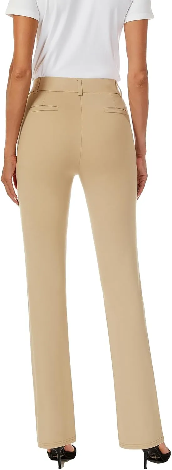 Women's Ease into Comfort Barely Bootcut Stretch Dress Pants