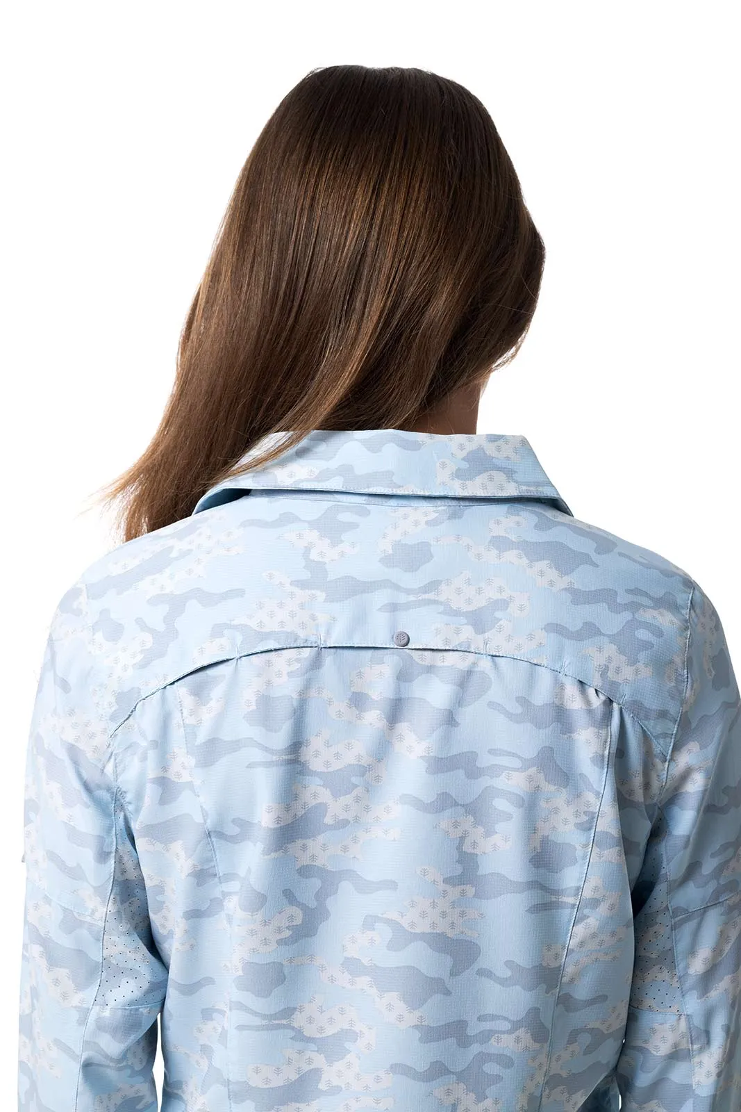 Women's Kodia Fishing Shirt | Skyride Coastal Camo
