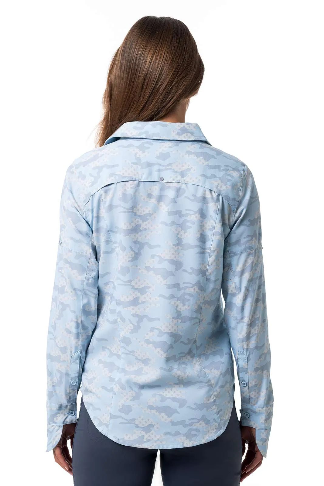 Women's Kodia Fishing Shirt | Skyride Coastal Camo