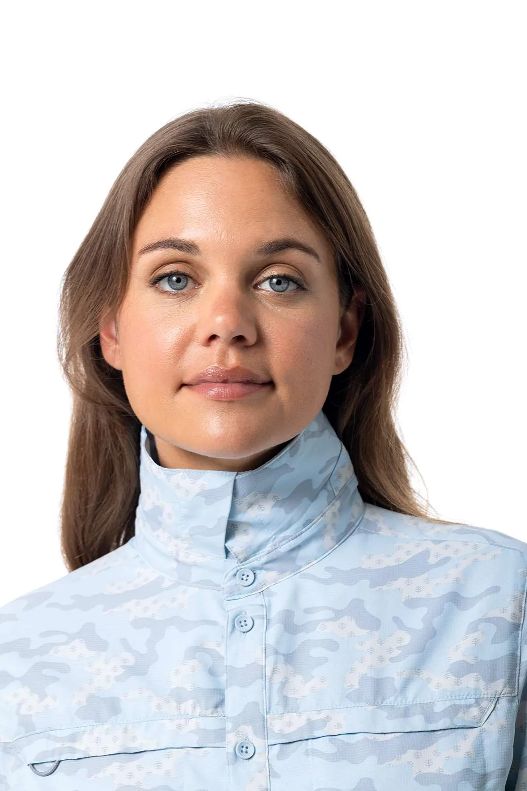 Women's Kodia Fishing Shirt | Skyride Coastal Camo